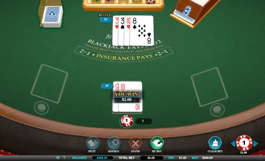 Single Deck Blackjack